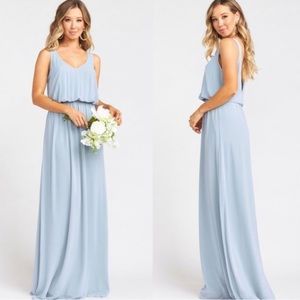 Show Me Your MuMu Kendall Maxi Dress blue x-small